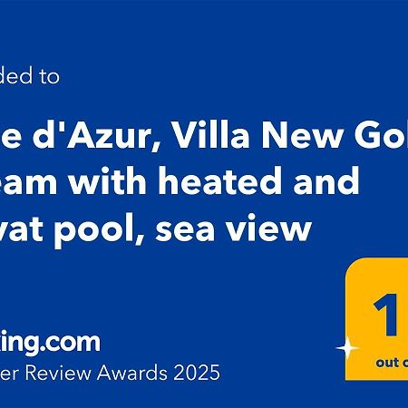 Cote D'Azur, Villa New Gold Dream With Heated And Privat Pool, Sea View Le Rouret Luaran gambar