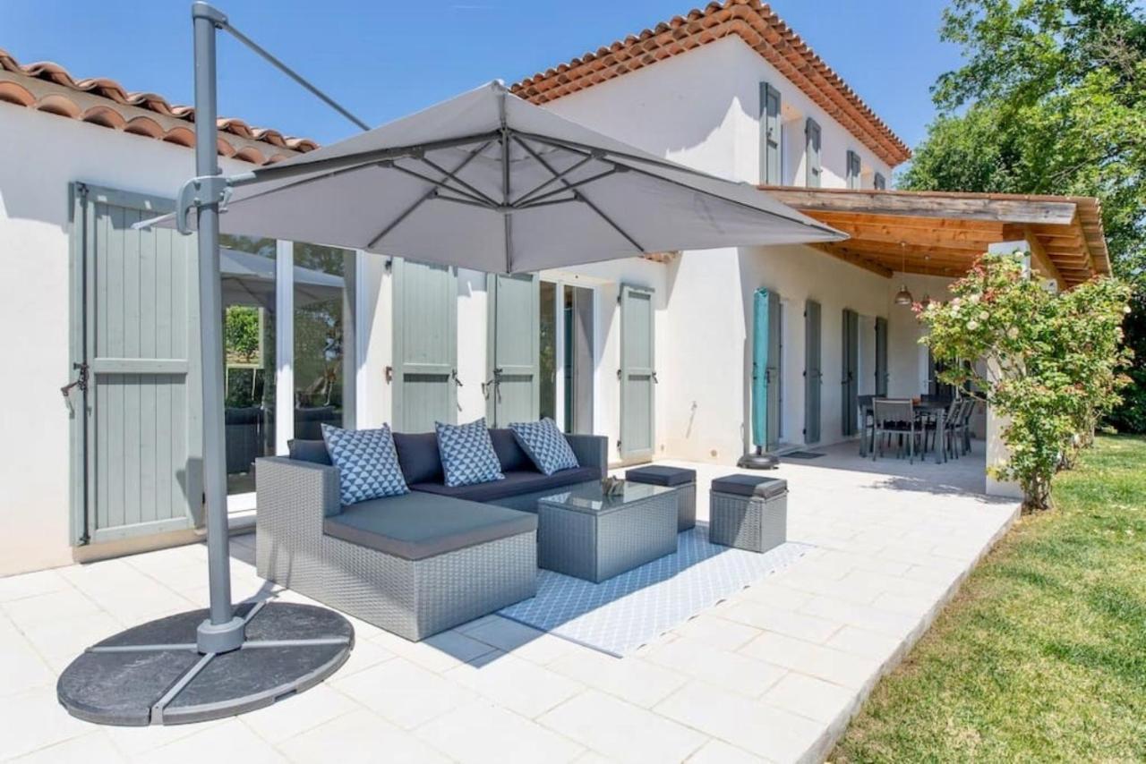 Cote D'Azur, Villa New Gold Dream With Heated And Privat Pool, Sea View Le Rouret Luaran gambar