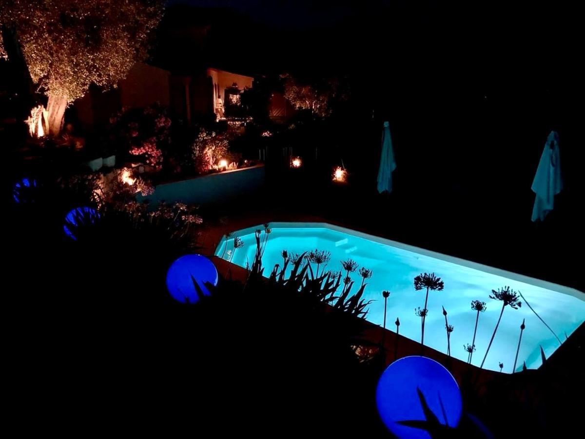Cote D'Azur, Villa New Gold Dream With Heated And Privat Pool, Sea View Le Rouret Luaran gambar